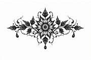 Modern Mandala Line Design, an Illustration by Artivon (Thumbnail 7 of 9)