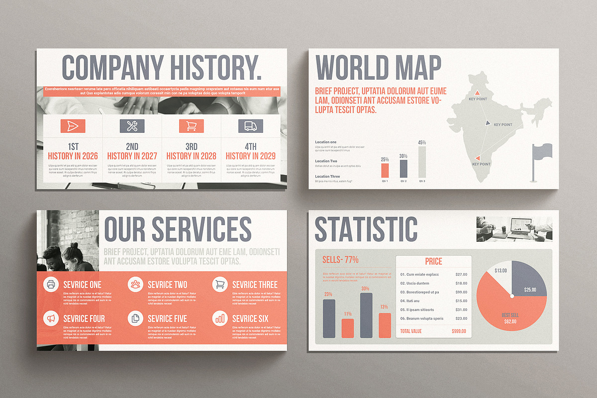 Company Profile Presentation, a Presentation Template by E-Type (Photo 3 of 6)