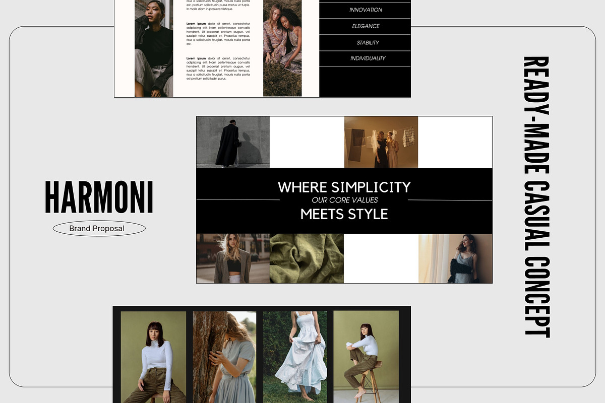 HARMONY - Fashion Canva Presentation, a Templates & Theme by AESTETHIC_STUDIO (Photo 2 of 9)