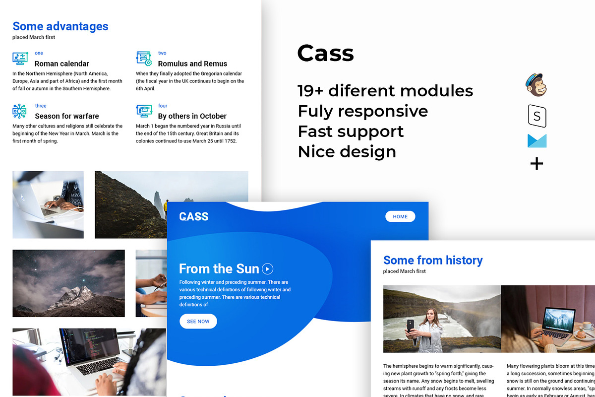 Cass – Responsive Email template, an Email Template by ThemesCode