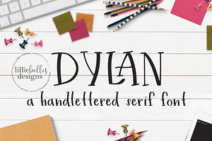 Dylan - A Handwritten Serif Font 