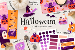 Halloween stickers collection, an Object Graphic by DariSmartArt
