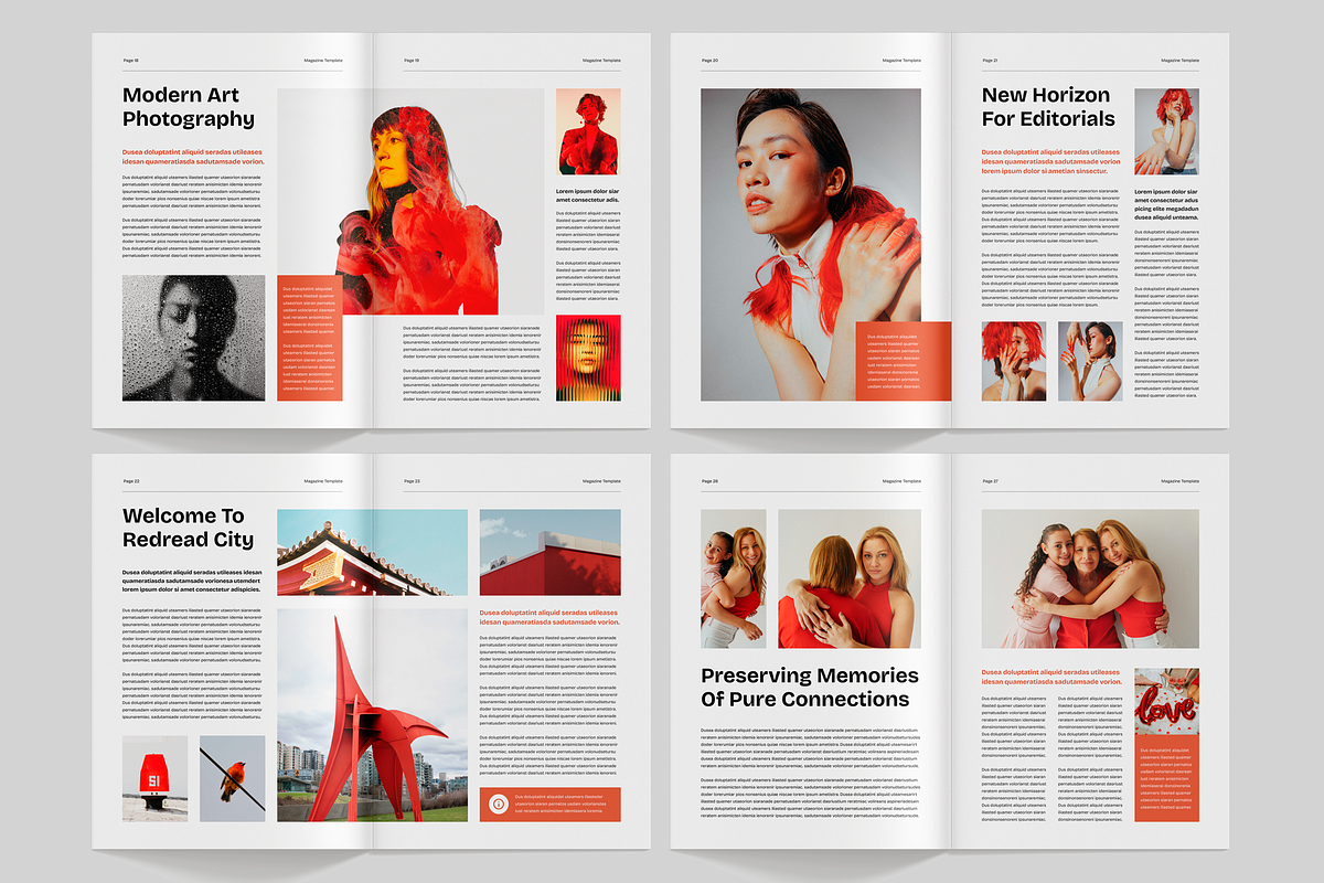 Magazine | Canva & InDesign, a Magazine Template by Leaflove (Photo 7 of 10)