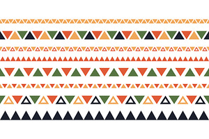 African Ethnic Motif Seamless Line, a Pattern Graphic by Elena Pimukova