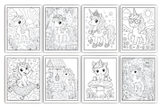 Magical Unicorns Coloring Book, an Animal Illustration by Coco Bloom (Thumbnail 3 of 3)