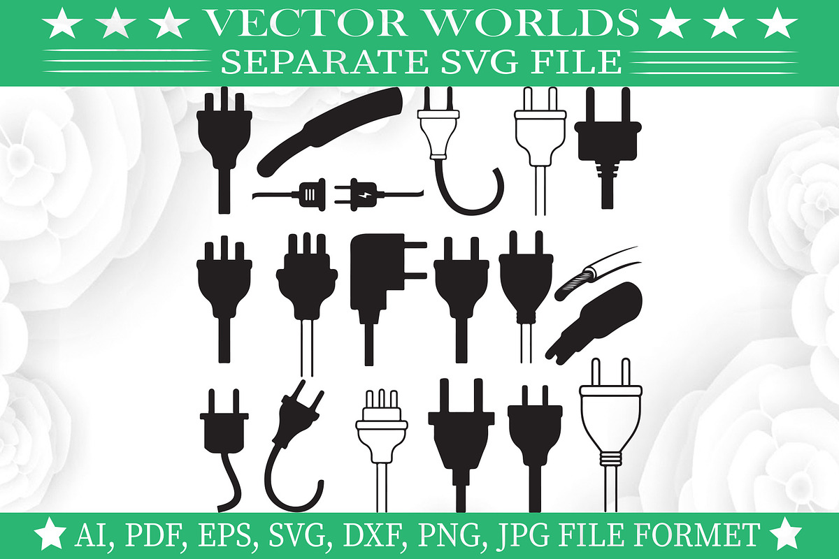 Electric Plug Svg, Electric,Plug Svg, an Object Graphic by VectorWorlds