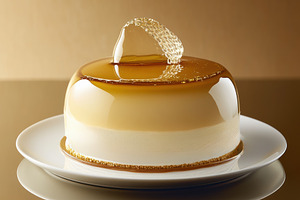 Luxurious Cake in Vibrant Colors, a Food & Drink Photo by Virgo Studio