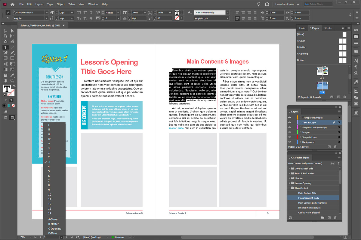 Science Textbook Template 4.0 A4+US, a Magazine Template by fisihsani (Photo 8 of 9)
