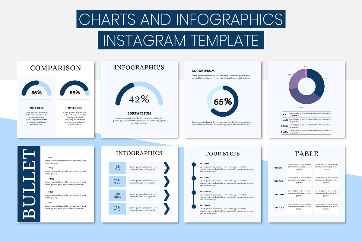 Instagram Charts and Graphs Template, a Presentation Template by Snapybiz (Photo 5 of 8)