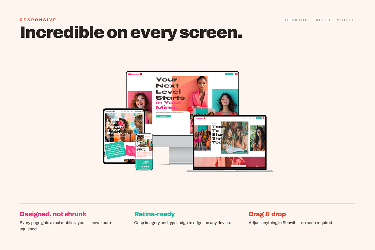 Chelsea | Showit Template, an App Template by Refinery Nine Co. (Photo 4 of 9)