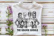 Golden Ghouls Golden Girls Halloween, an Illustration by DreamCafeArt (Thumbnail 3 of 7)