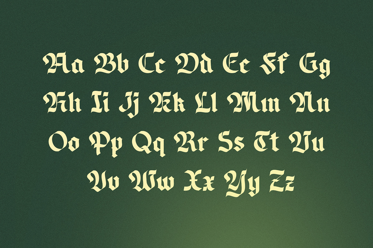 Magnefico Blackletter Typeface, a Blackletter Font by Heinzel Std (Photo 5 of 16)