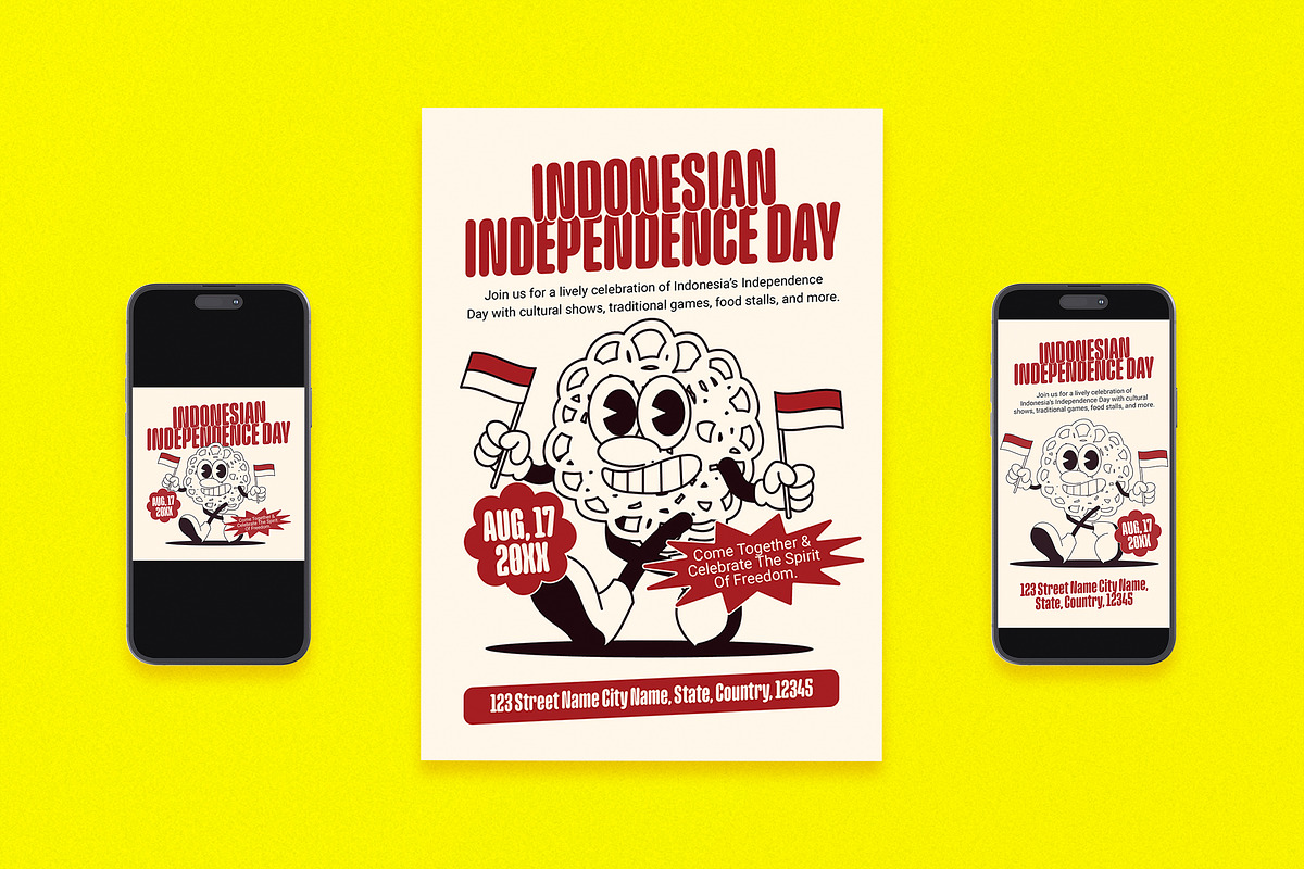 Indonesian Independence Day Flyer, a Flyer Template by Aiyari Graphic (Photo 1 of 3)