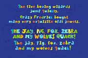 Dinosaurs Color Font OpenType-SVG, a Font by KundolaArt (Thumbnail 2 of 9)