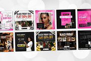 Black Friday Flyer Canva Template, a Social Media Template by Snapybiz (Thumbnail 8 of 8)