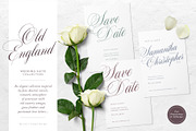 Old England Wedding Suite Collection, an Invitation Template by volume 1 visual design (Thumbnail 1 of 33)