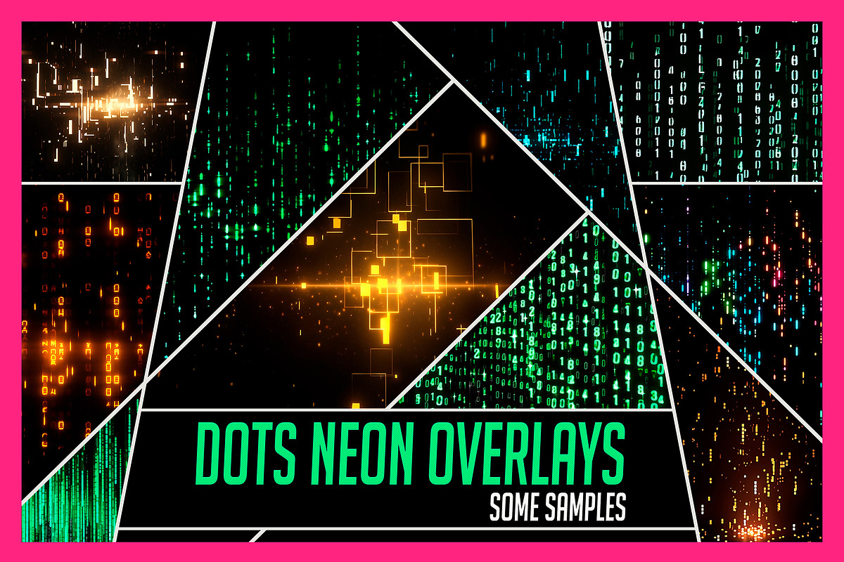 250+ Dots Neon Overlay Effects, an Object Graphic by Mikel Blazgad (Photo 5 of 14)