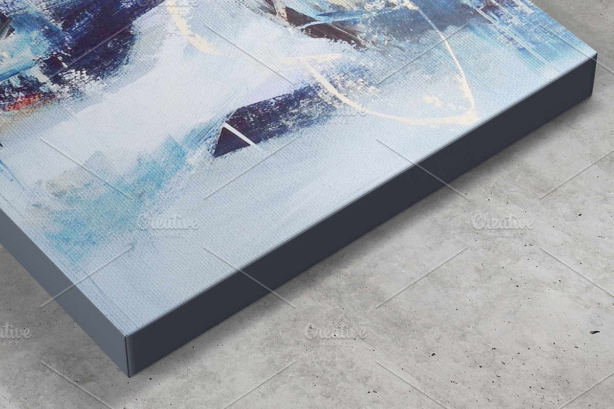 Minimalist Canvas Frame Mock-Up, a Pens & Pencil Mockup by desgiant (Photo 3 of 11)