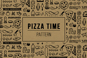 Pizza Pattern, a Pattern Graphic by Ladle&co. (Thumbnail 1 of 4)