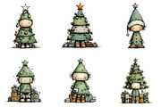 Christmas Tree Clipart, an Illustration by DreamArtGraphic (Thumbnail 5 of 5)