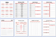 2026 Meal & Fitness Workbook, a Stationery Template by Shumaya (Thumbnail 2 of 4)