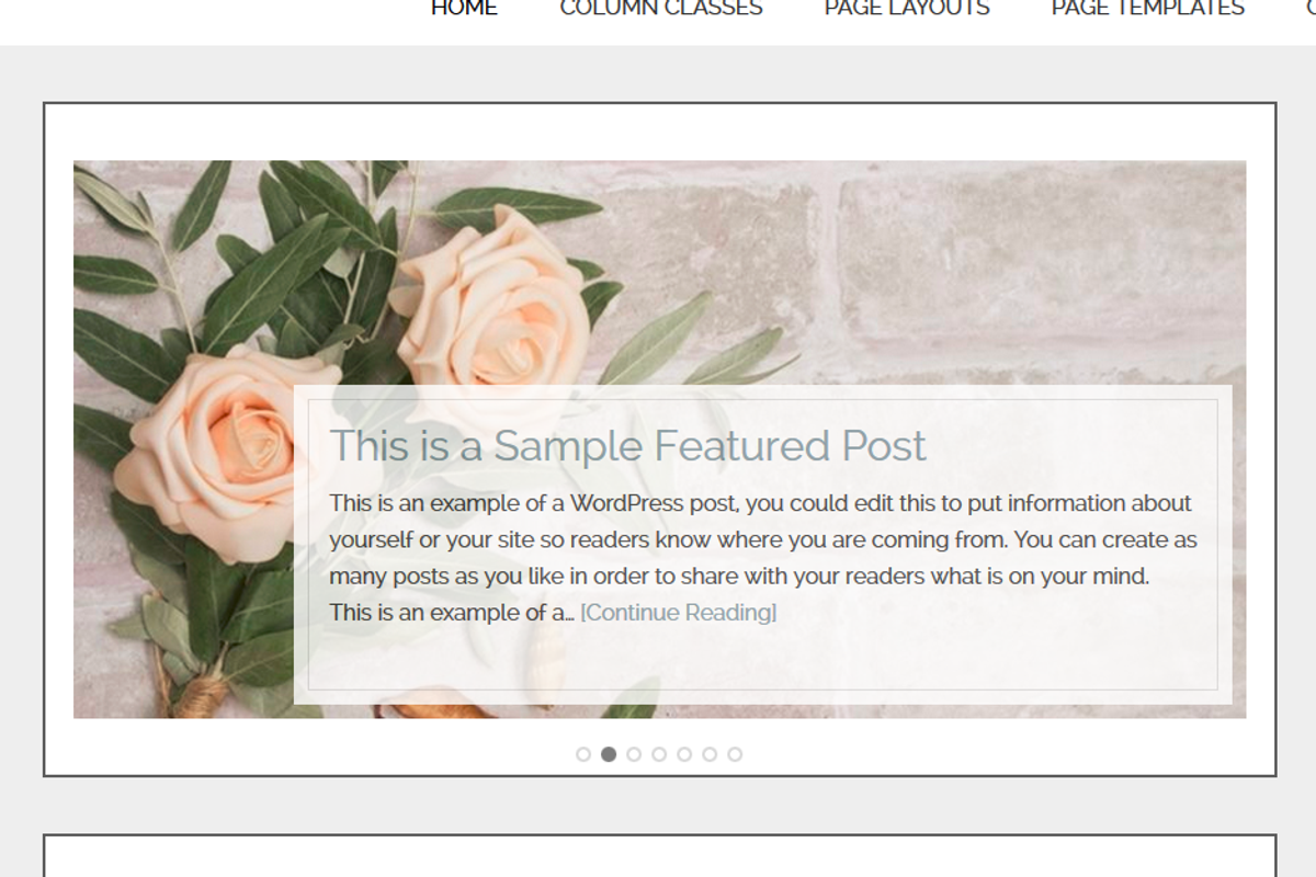 Bluebell Child Theme, a WordPress Template by Wacky Jacqui's Designs (Photo 4 of 5)