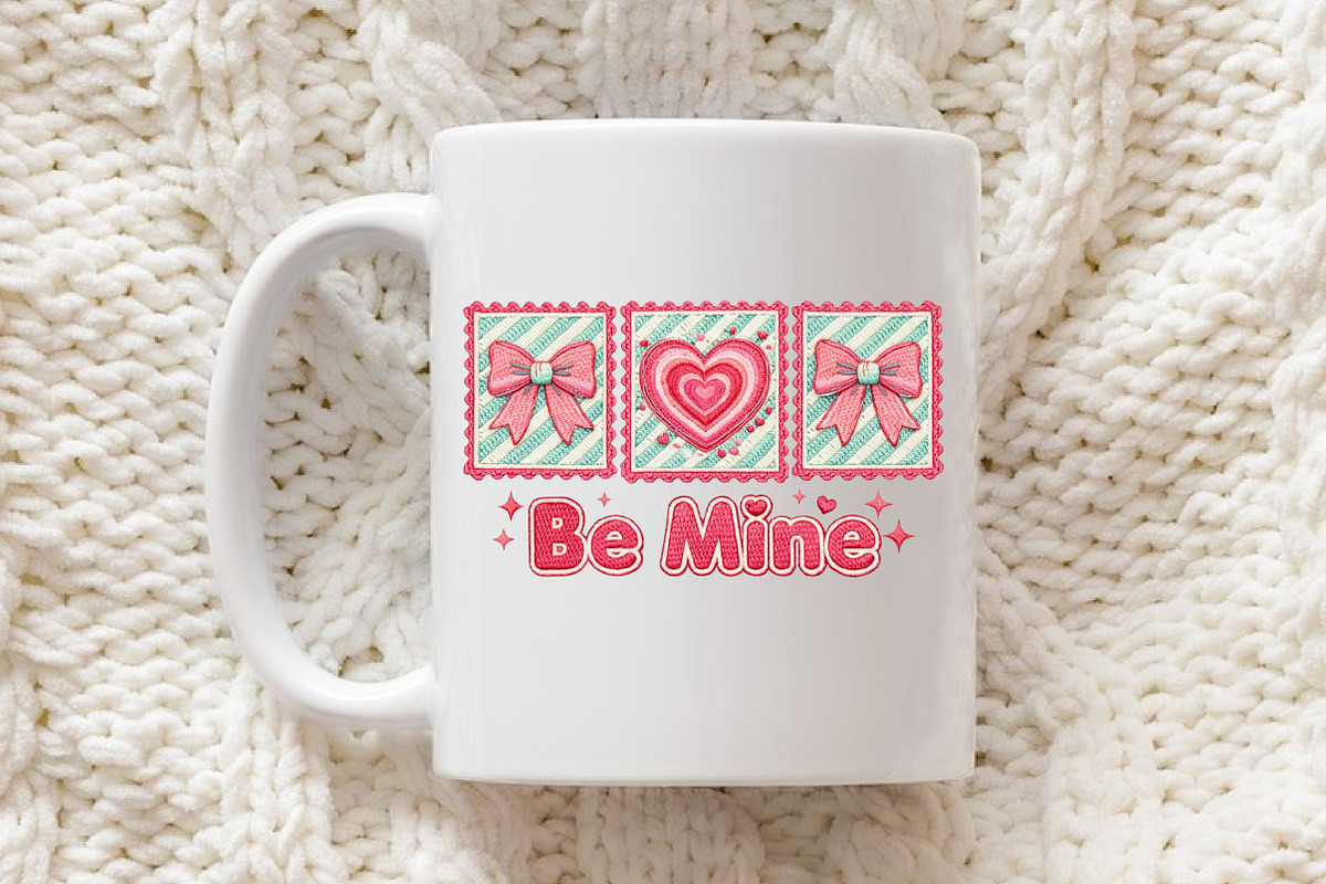 Be Mine Coquette Bow Valentine PNG, an Illustration by Libby Wishes (Photo 6 of 6)