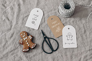 Wintery Holidays font duo, logos, a Script Font by Tabita's shop (Thumbnail 8 of 18)
