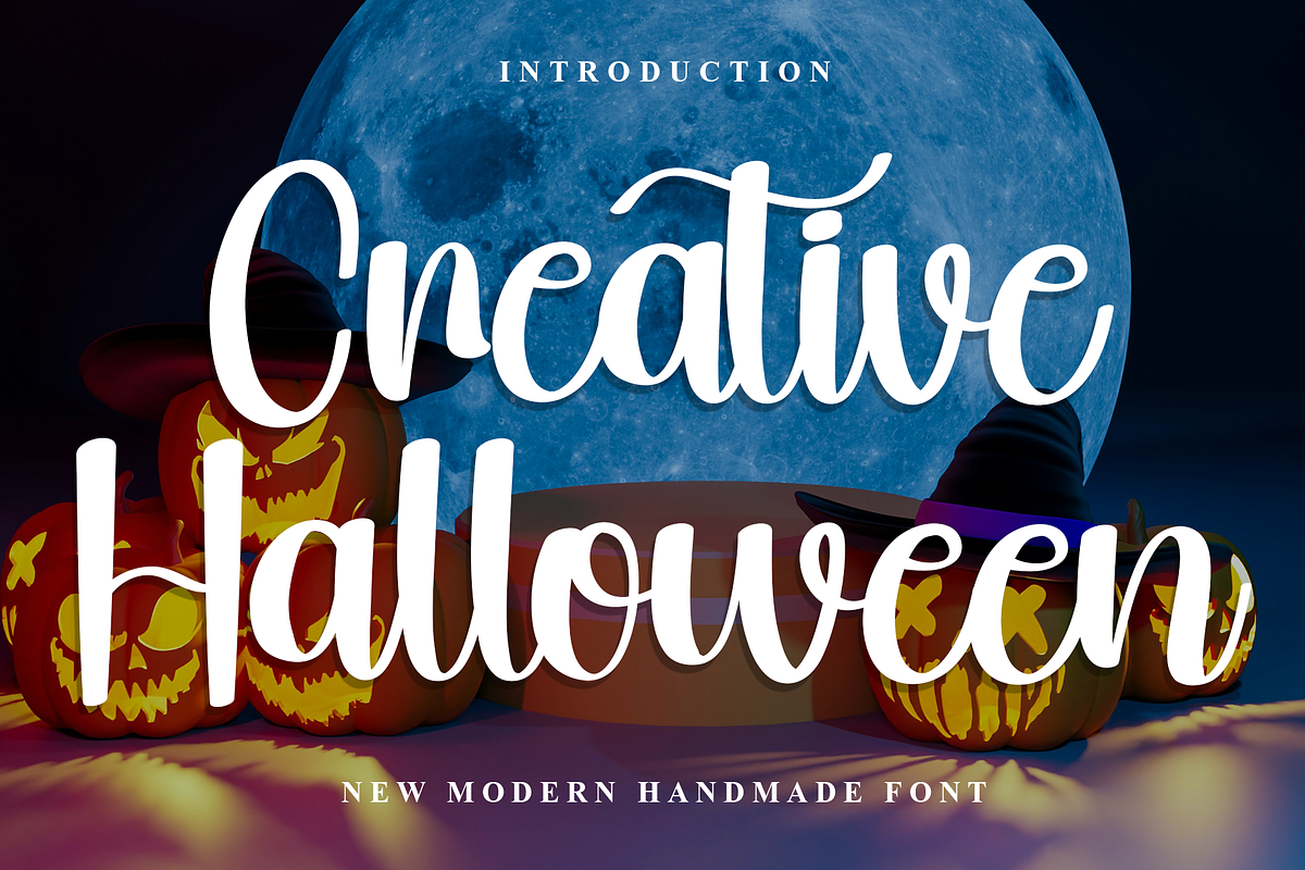 Creative Halloween, a Handwritten Font by InermediaSTUDIO (Photo 1 of 8)