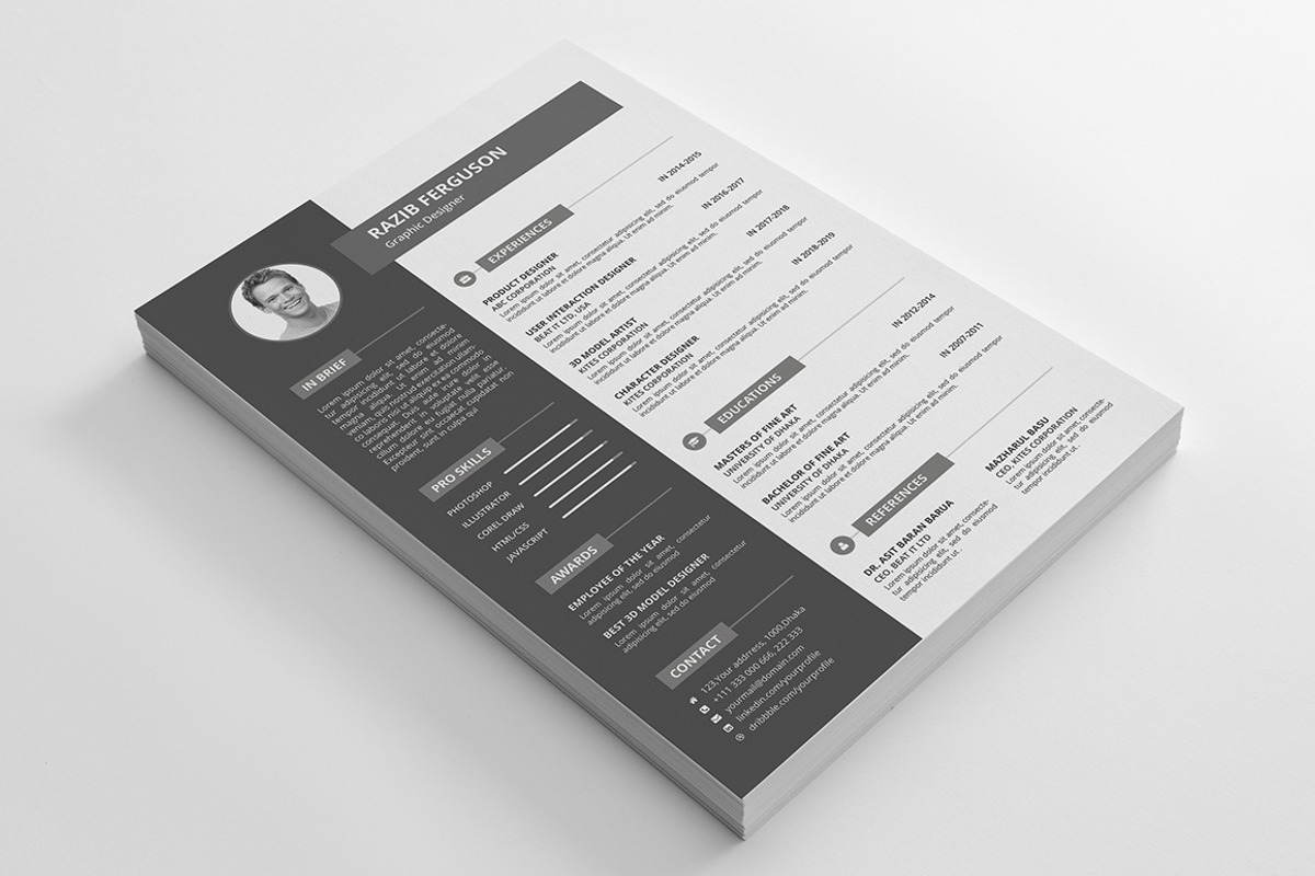 Resume / CV, a Resume Template by Rongmistiry (Photo 5 of 6)