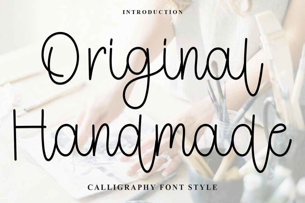 Original Handmade, a Handwritten Font by FreshTypeINK (Photo 1 of 7)