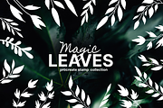 101 Procreate Leaves Stamp Brushes, a Brush Add-On by Masherdraws (Thumbnail 5 of 8)