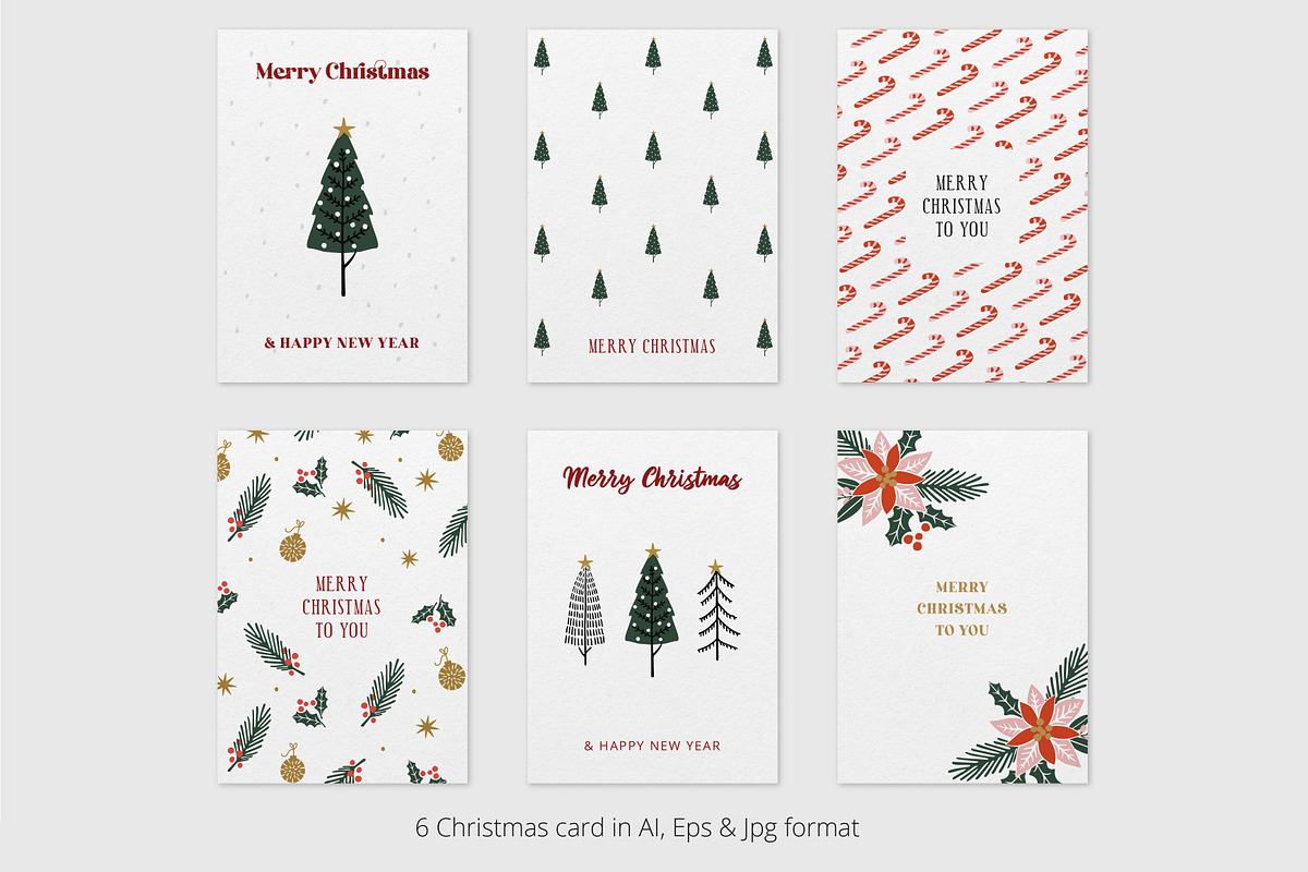 Christmas Print & Christmas Cards, a Pattern Graphic by ASTUDIO (Photo 4 of 7)