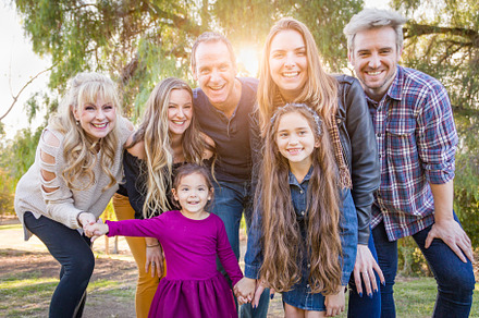 Multigenerational mixed race family containing park, outdoors, and mixed race, a Person Photo by Andy Dean Photography