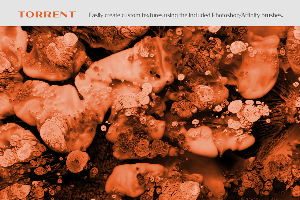 Torrent: Ink & Resin Textures, a Texture Graphic by Chroma Supply