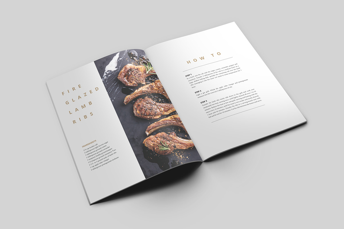 MoDish - A Modern Cookbook Template, a Brochure Template by Prixel Creative (Photo 8 of 18)