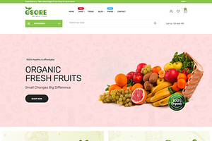 Grocery And Organic Shopify Gsore