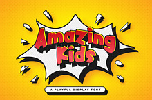 Amazing Kids - Playful Display Font