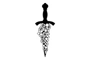 Ornamental Dagger Silhouette Bundle, an Object Illustration by Gaye Art (Thumbnail 7 of 31)