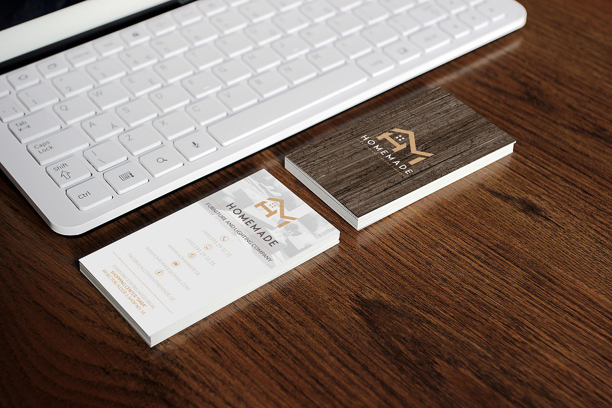 Vertical Rustic Wood Business Card, a Business Card Template by Nikolozgraphic (Photo 6 of 6)