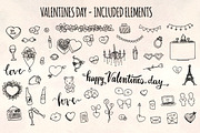 Valentines Day Vector Bundle, a Seasonal Illustration by Violet LeBeaux (Thumbnail 2 of 3)