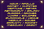 Cyber Grid - Cyber Crypto Font, a Sans Serif Font by Almarkhatype (Thumbnail 3 of 15)