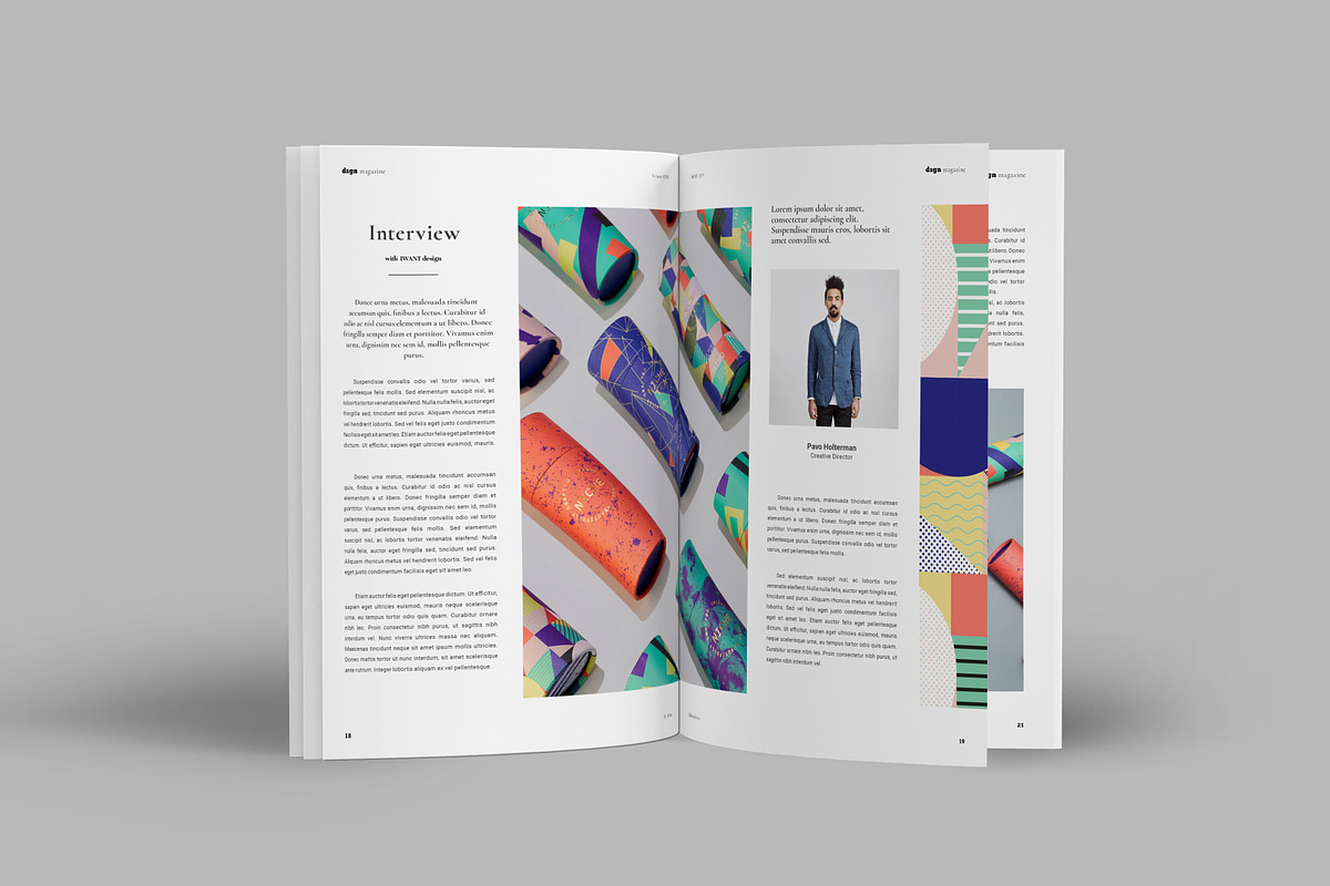 DSGN Magazine, a Magazine Template by Jorge Lima (Photo 7 of 13)