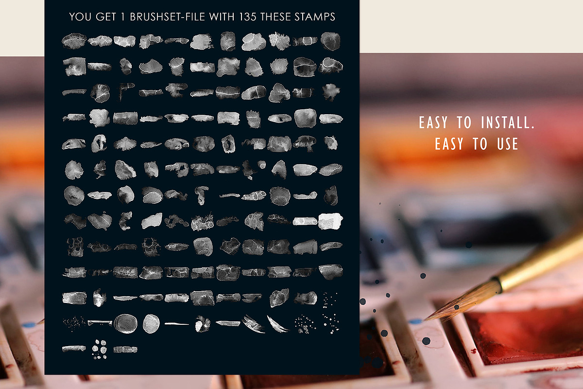 Procreate Stamp Brushes Bundle 2020, a Brush Add-On by Struvictory.art (Photo 16 of 36)