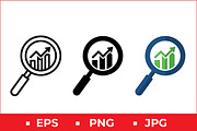 Data Growth Analysis Vector Design, a Solid Icon by Artonix (Thumbnail 1 of 2)