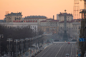 Morning in Minsk, Belarus, a Photo by Pictures for you!!!!!!!!!
