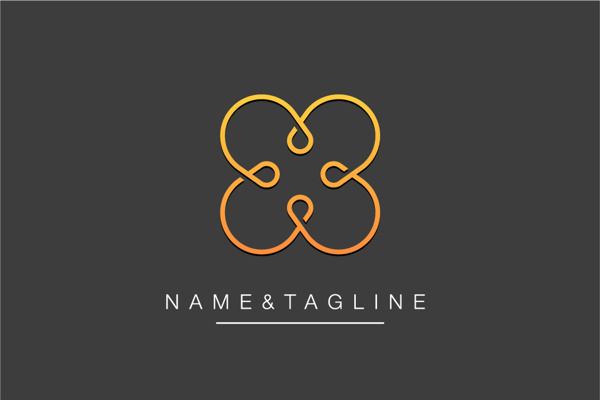Elegant leaves monogram template, a Branding & Logo Template by WORAKAMON Design Studio (Photo 3 of 5)