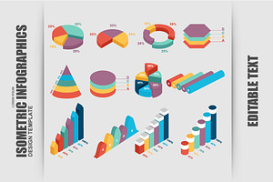 Isometric 3D Business Infographic