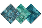 Teal Grunge Seamless Patterns, a Pattern Graphic by Canvas Craft (Thumbnail 9 of 9)