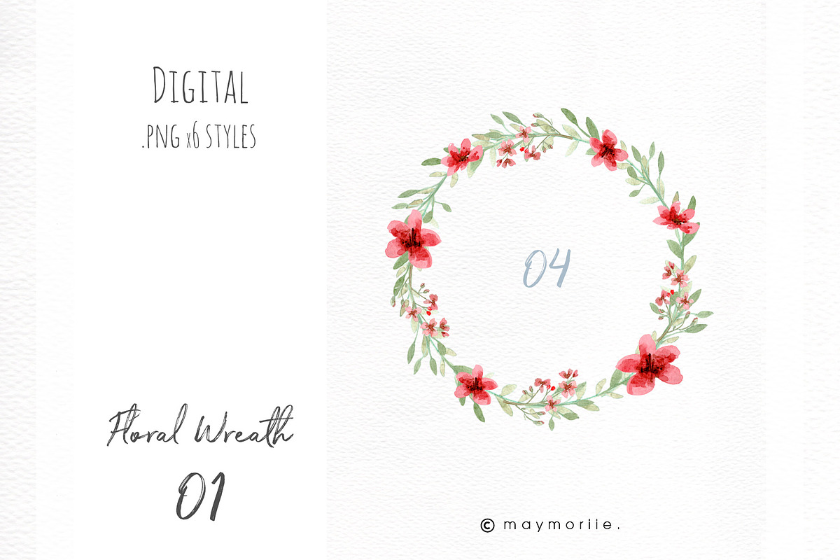 Floral graphic for invitation, an Illustration by May • SHO (Photo 7 of 9)